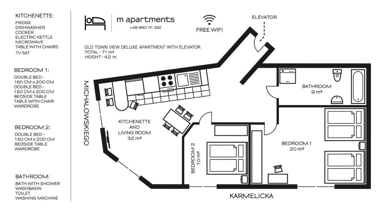M Apartments Krakow Exterior photo